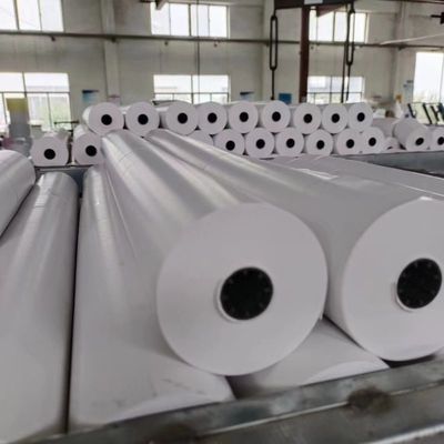 Carta termica a immagine blu-nera 45-70GSM Jumbo Roll per banconote/fax/ATM industriali