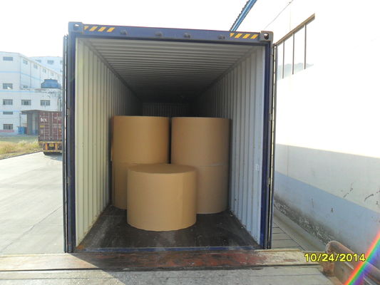 Alta resistenza 80g Bianco 850mm Copia carta Jumbo Roll per la produzione di carta A4