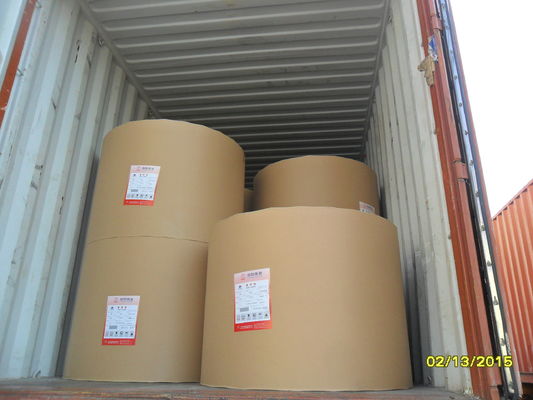 Alta resistenza 80g Bianco 850mm Copia carta Jumbo Roll per la produzione di carta A4