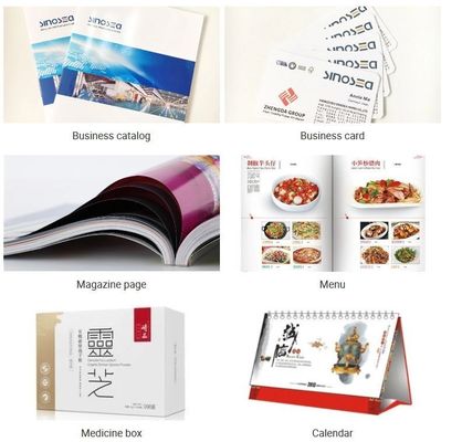 Ordine su misura Accepted Virgin Pulp Folding Box Paper with Chemical Mechanical Pulp