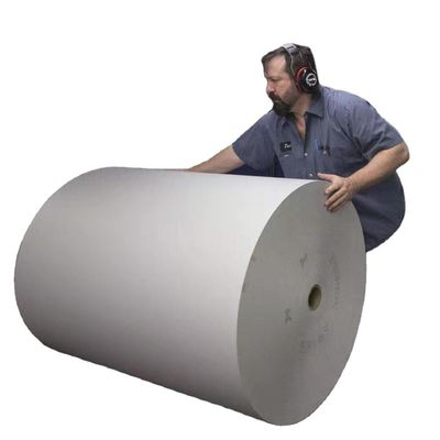 Accetta ordini personalizzati per la pasta di legno divano bianco Jumbo Roll materie prime di carta C2s