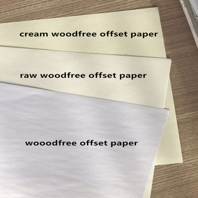 Stampa offset Carta senza legno di legno compatibile con la crema Prodotta con pasta di legno del mulino Baiyun