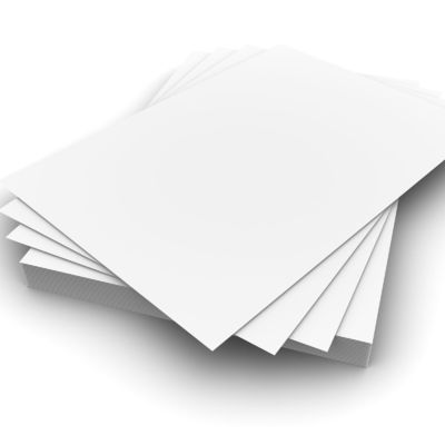 Carta di avorio artigianale con rivestimento di un lato dal peso base 190-400GSM