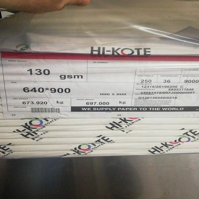 65-133 grammi di carta bond Hi-Kote C2S Gloss/Art Coated Paper di APP
