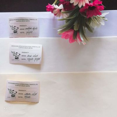 Carta offset senza legno a due facce non rivestita, al massimo con pasta di legno vergine