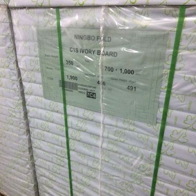 Tavola d'avorio rivestita Ningbo Fold C1S 190-400gm per stampa laser professionale
